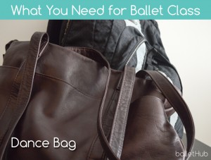 dance bag what you need for ballet class