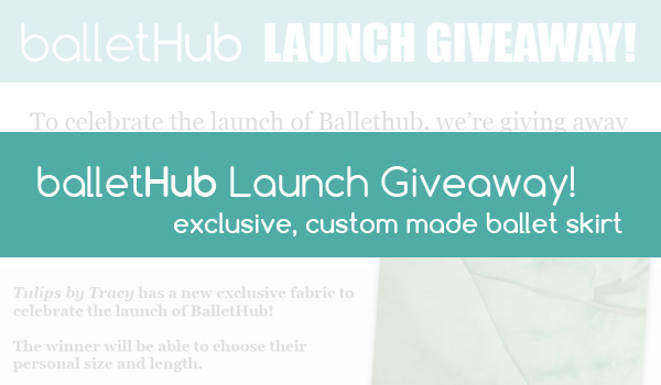 First Giveaway: Win a Custom Made Ballet Skirt Made Exclusively for BalletHub