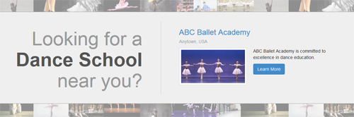 local advertising for ballet schools