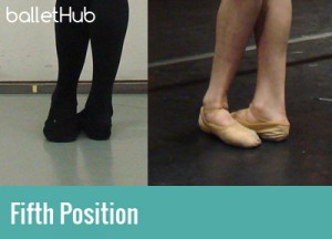 five basic ballet positions fifth position of feet